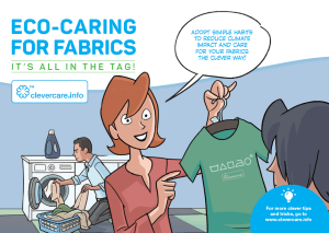 Eco-caring for fabrics